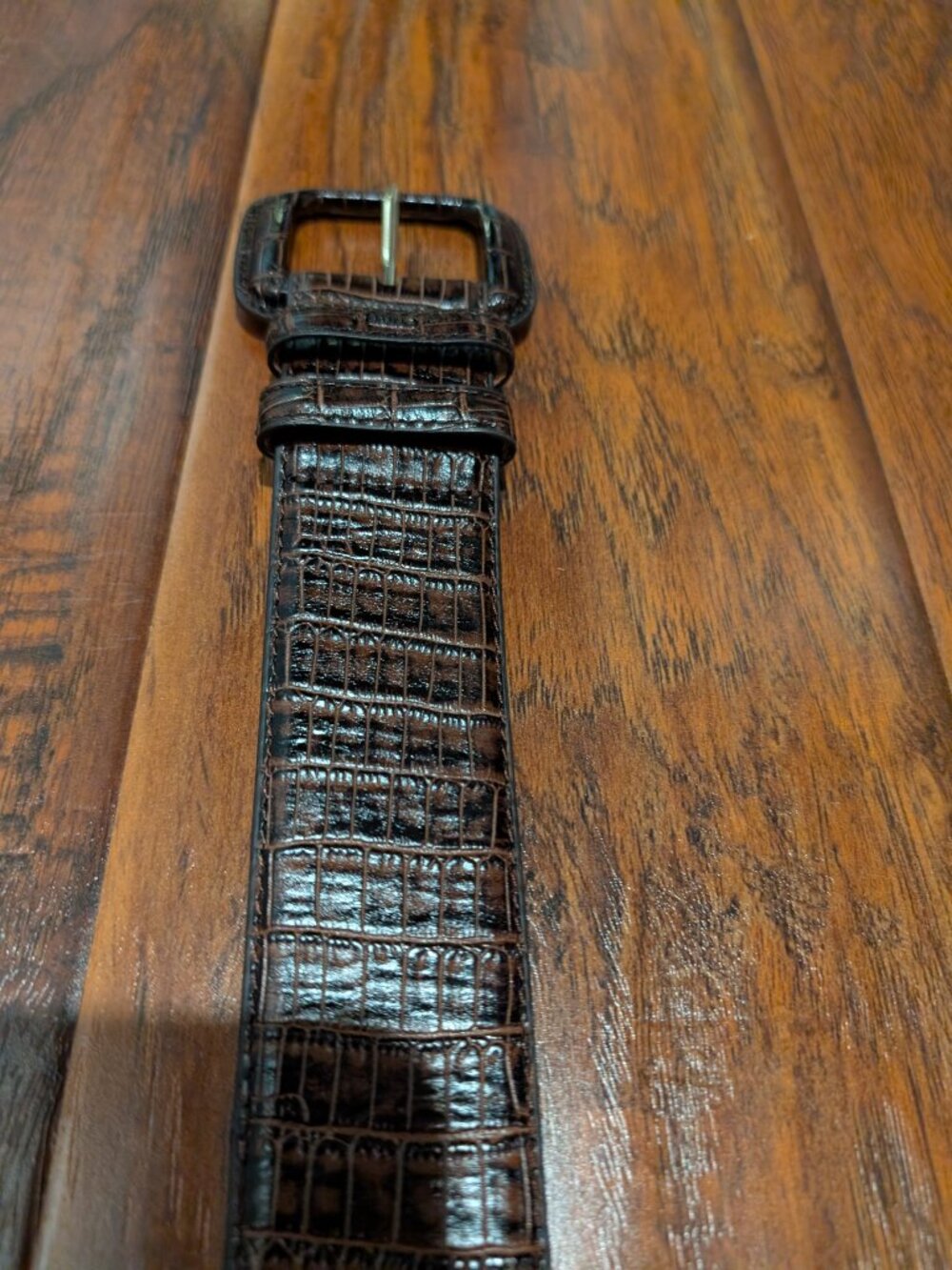 Banana Republic wide leather belt - Picture 6 of 13